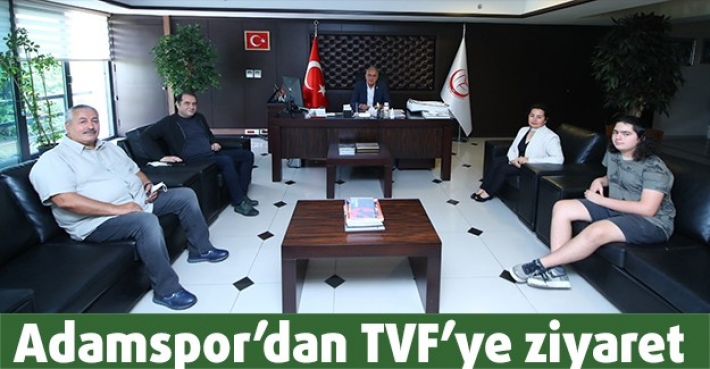 Adamspor’dan TVF’ye ziyaret