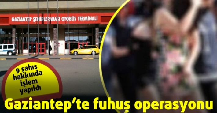 Gaziantep’te fuhuş operasyonu