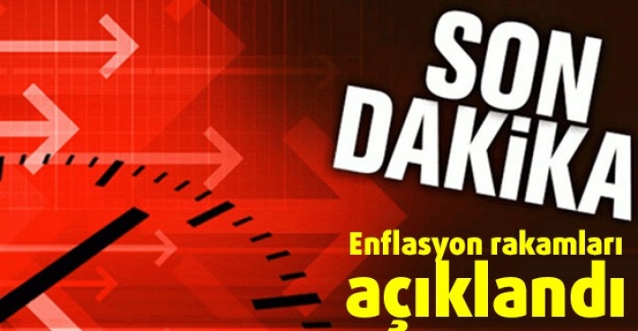 Enflasyon rakamları açıklandı