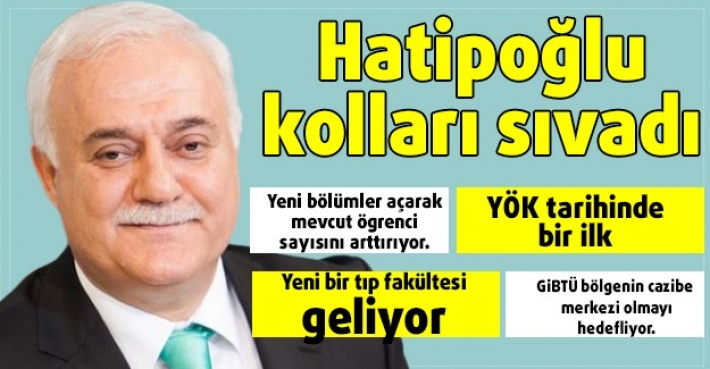 Hatipoğlu, kolları sıvadı