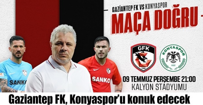 Gaziantep FK, Konyaspor’u konuk edecek