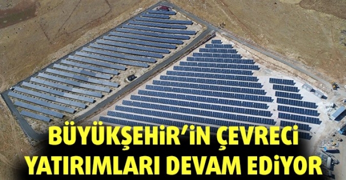 BÜYÜKŞEHİR’İN ÇEVRECİ YATIRIMLARI DEVAM EDİYOR