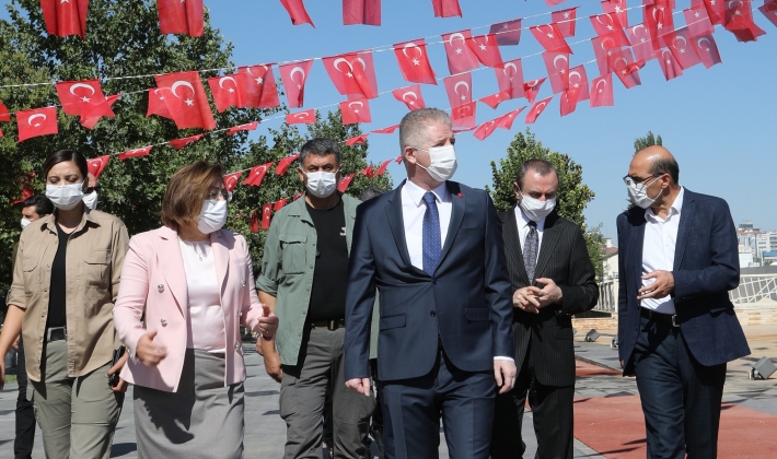 GAZİANTEP PROTOKOLÜ, 15 TEMMUZ DEMOKRASİ MÜZESİ’Nİ ZİYARET ETTİ