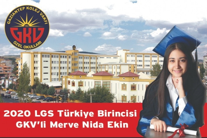 2020 LGS Türkiye Birincisi GKV’li Merve Nida Ekin