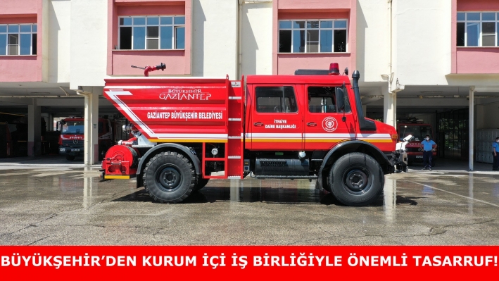 BÜYÜKŞEHİR’DEN KURUM İÇİ İŞ BİRLİĞİYLE ÖNEMLİ TASARRUF!