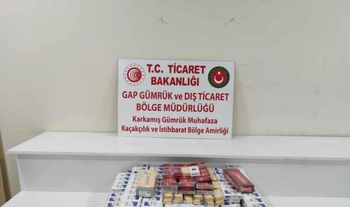 Gümrük kapısında 650 paket kaçak sigara yakalandı