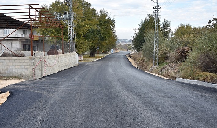 600 metre uzunluğunda ki asfalt çalışmaları başladı