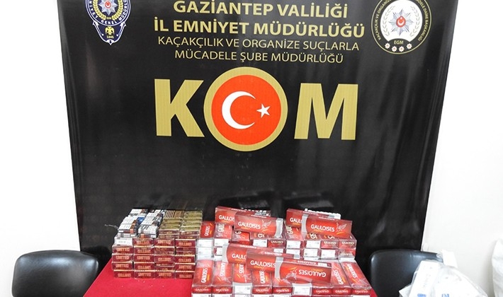 Gaziantep merkezli kaçak sigara operasyonu: 10 şüpheli yakalandı