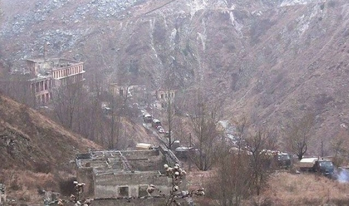 Ermenistan ordusu Dağlık Karabağ'da ateşkesi ihlal etti.