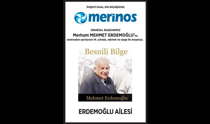 Mehmet Erdemoğlu Anma