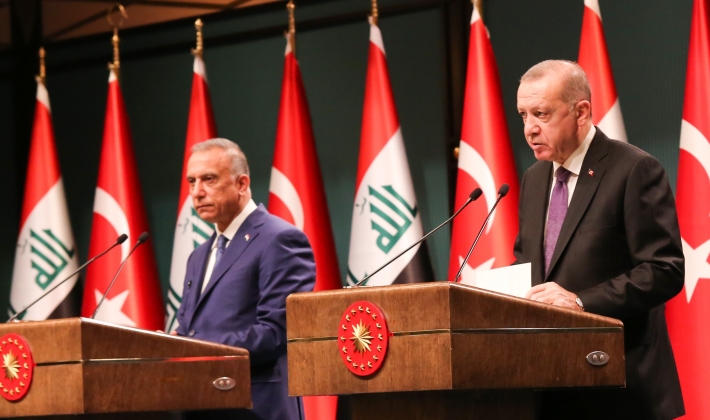 Erdoğan-Kazımi ortak basın toplantısı