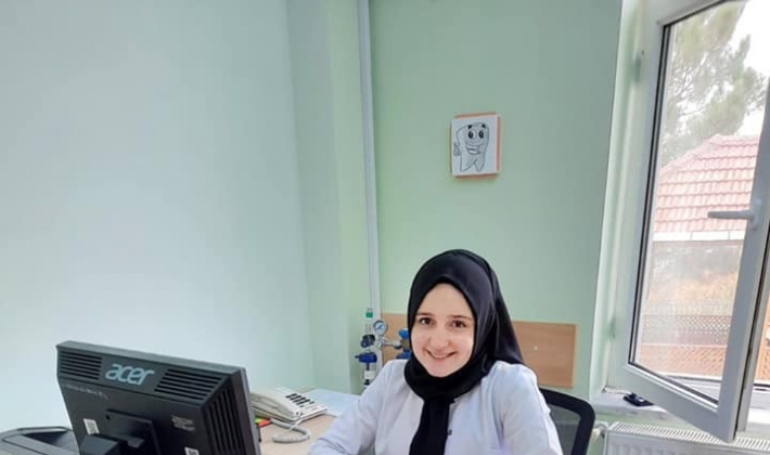 Hastaneye atanan diş tabibi görevine başladı