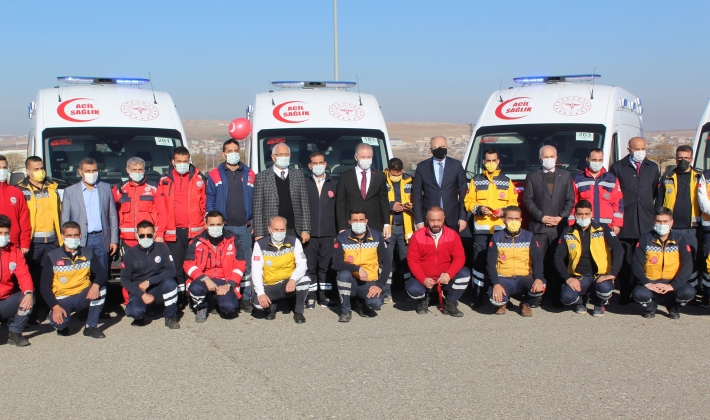 Gaziantep'te 38 yeni ambulans hizmete alındı