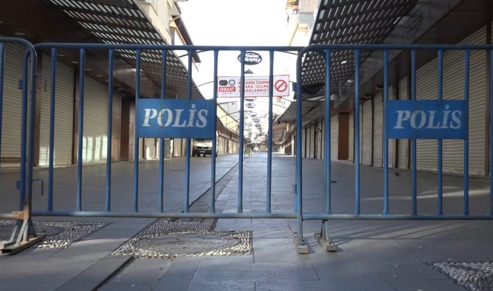 Gaziantep'te kısıtlama sessizliği sürüyor