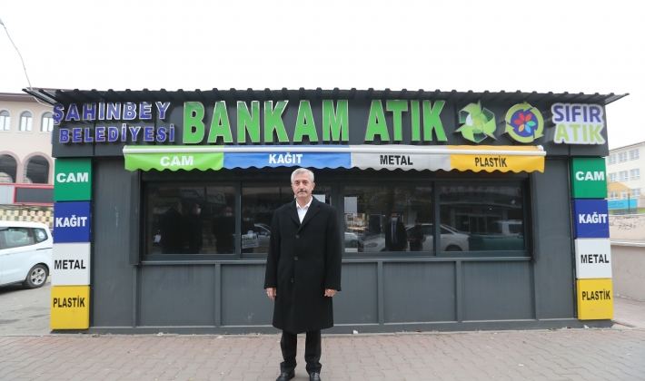 Şahinbey'de atık bankası kuruldu