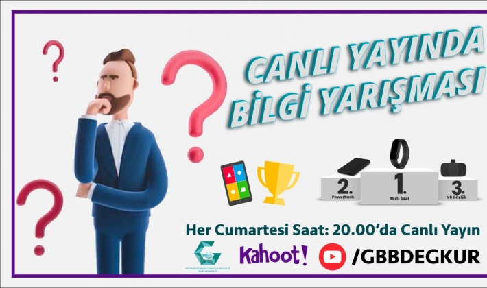 BÜYÜKŞEHİR’DEN GENEL KÜLTÜR TEMALI ÖDÜLLÜ ONLİNE BİLGİ YARIŞMASI