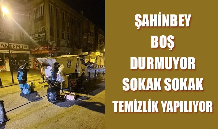 Belediye ekipleri sokak sokak temizlik yapıyor