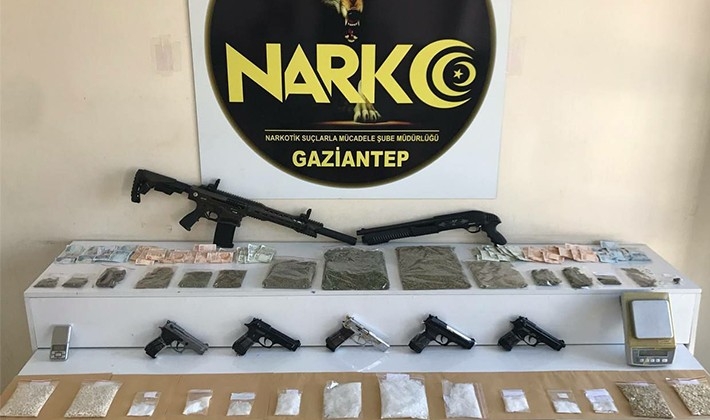 Gaziantep’te uyuşturucu operasyonu: 29 gözaltı