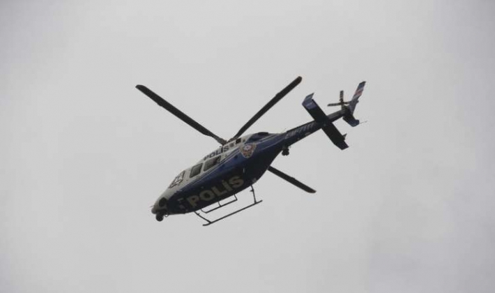 Helikopterle denetlenen sürücülere ceza yağdı