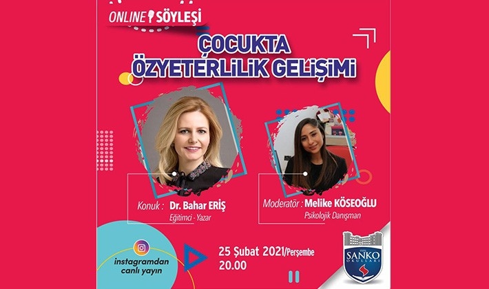 Sanko okulları’nda online söyleşi