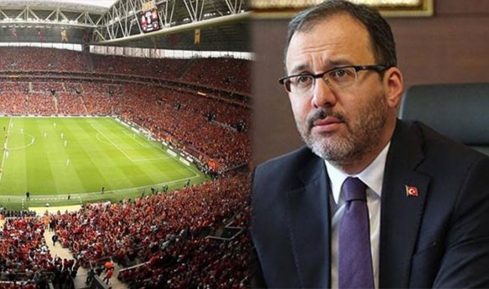 Gençlik ve Spor Bakanı Kasapoğlu'ndan seyirci açıklaması