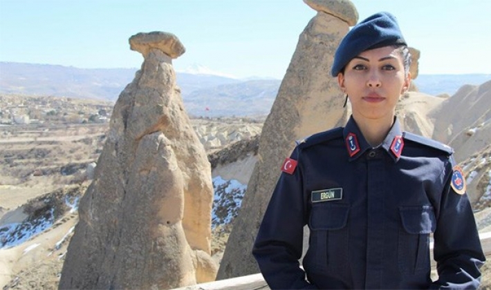 Kapadokya'nın tek kadın komutanı işini aşkla yapıyor