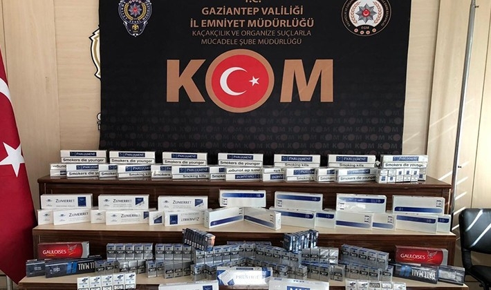 Kaçak bin 323 paket kaçak sigara ele geçirildi