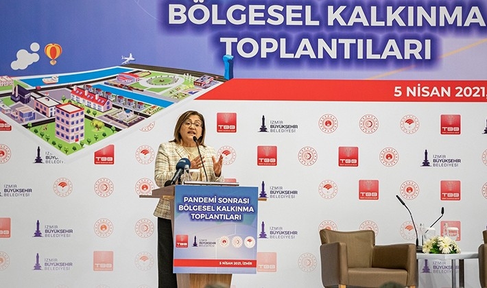 Şahin, 'Pandemi Sonrası Bölgesel Kalkınma Toplantıları'nda konuştu