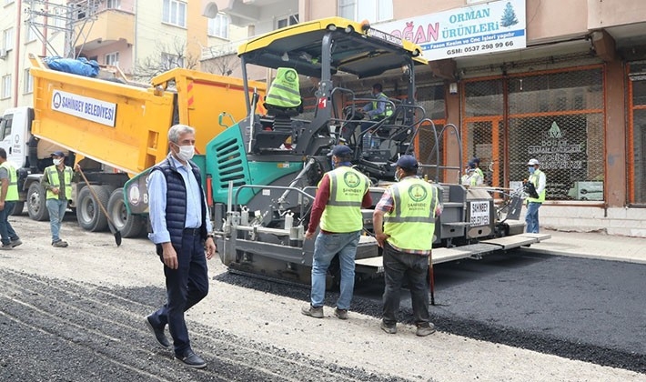 Şahinbey’de asfalt sezonu başladı