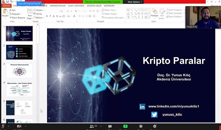 HKÜ öğrencilerinden ‘kripto paralar’ semineri