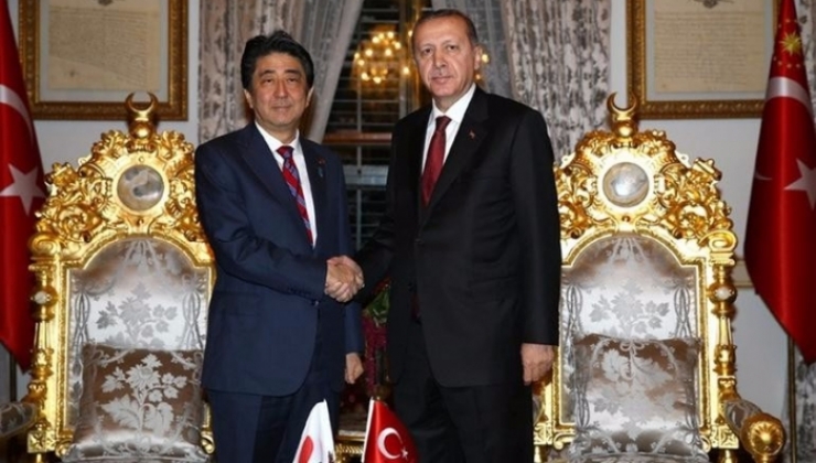Erdoğan ve Abe'den Ortak Basın Toplantısı