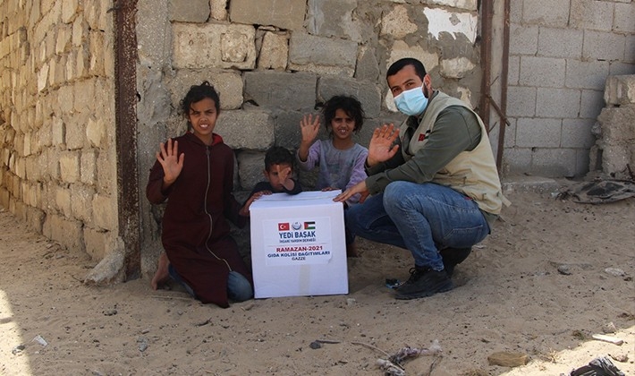 Yedi Başak, Filistin’in yaralarını sarıyor