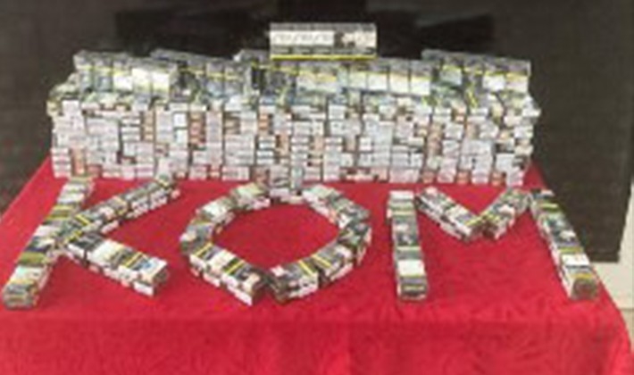 Gaziantep'te 850 paket sahte bandrollü sigara ele geçirildi