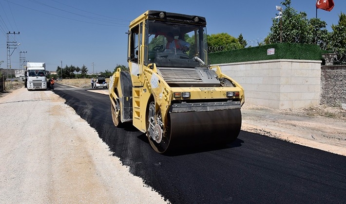 5 köyde 14 bin 500 metrelik sıcak asfalt çalışması başlatıldı