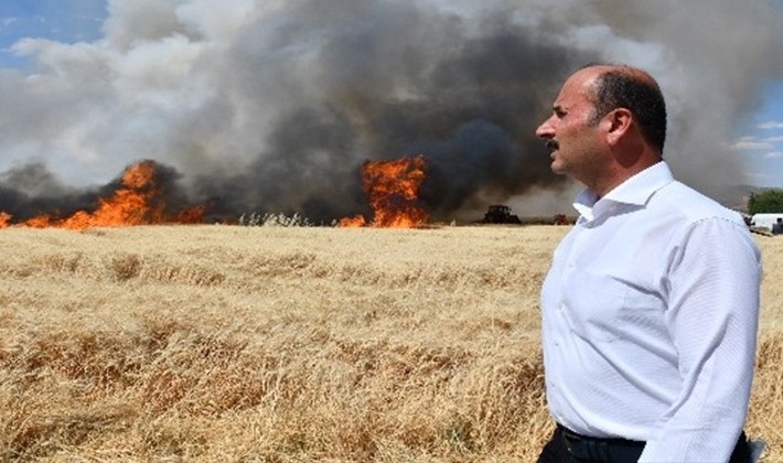 Başkan Doğru, ekin yangınlarına karşı çiftçileri uyardı
