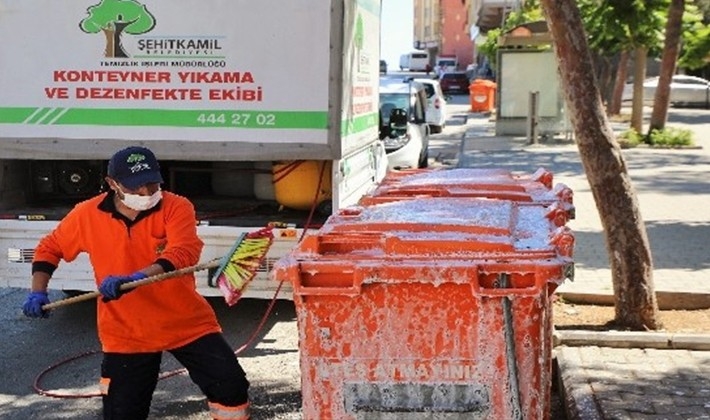 Şehitkamil'de temizlik ve hijyen seferberliği sürüyor