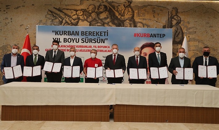Şahinbey Belediyesi'nden KURBANANTEP projesine destek