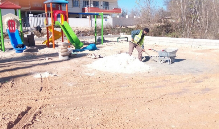 OĞUZELİ BELEDİYESİ’NDEN  HER MAHALLEYE BİR PARK