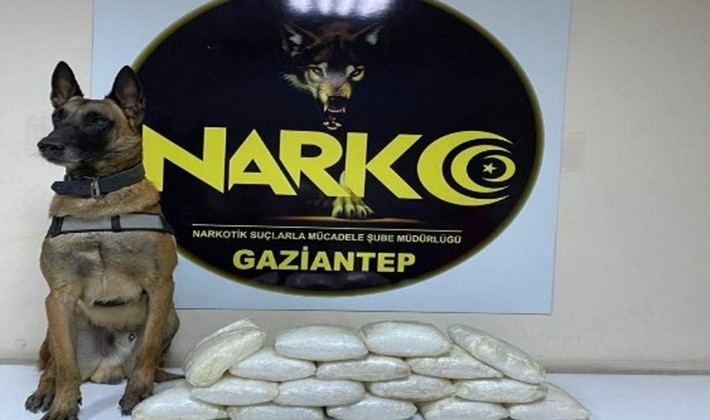 Yolcu otobüsünde 16 kilogram uyuşturucu ele geçirildi