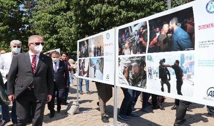 ‘Direnen Filistin' fotoğraf sergisi açıldı