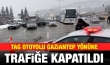 TAG Otoyolu Gaziantep yönüne trafiğe kapatıldı